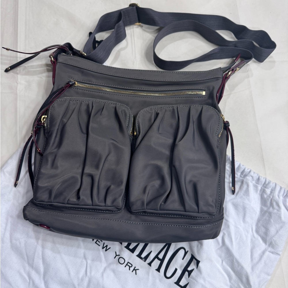 FLASH SALE
MZ Wallace - Gray Women's crossbody or shoulder. Adjustable Strap.